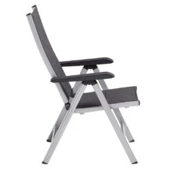 Kettler Basic Plus Klappsessel Aluminium/Outdoorgewebe Silber/Anthrazit Meliert -Gartenmöbel Verkauf kettler basic plus klappsessel aluminium outdoorgewebe 1369283 4