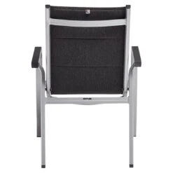 Kettler Basic Plus Pad Stapelsessel Aluminium/Outdoorgewebe Silber/Anthrazit Meliert -Gartenmöbel Verkauf kettler basic plus pad stapelsessel alu outdoorgewebe 1369305 5