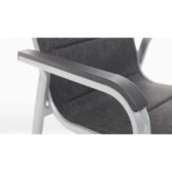 Kettler Basic Plus Pad Stapelsessel Aluminium/Outdoorgewebe Silber/Anthrazit Meliert -Gartenmöbel Verkauf kettler basic plus pad stapelsessel alu outdoorgewebe 1369305 6