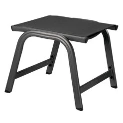 Kettler Basic Plus Gartenhocker Aluminium/Textilene Anthrazit