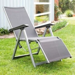 Kettler Basic Plus Relaxsessel Aluminium/Textilene Silber/Anthrazit -Gartenmöbel Verkauf kettler basicplus relaxsessel silber anthrazit 0301216 0000 2