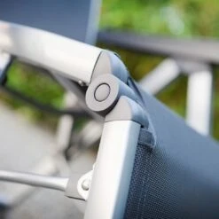 Kettler Basic Plus Relaxsessel Aluminium/Textilene Silber/Anthrazit -Gartenmöbel Verkauf kettler basicplus relaxsessel silber anthrazit 0301216 0000 4