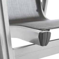 Kettler Basic Plus Stapelsessel Aluminium/Textilene Silber/Anthrazit -Gartenmöbel Verkauf kettler basicplus stapelsessel silber anthrazit 0301202 0000 10