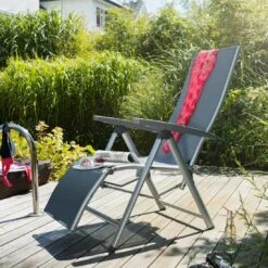 Kettler Cirrus Relaxsessel Aluminium/Textilene Silber/Anthrazitgrau -Gartenmöbel Verkauf kettler cirrus relaxsessel silber anthrazit 0100316 0000 2