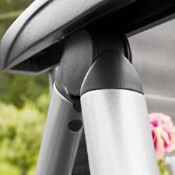 Kettler Cirrus Relaxsessel Aluminium/Textilene Silber/Anthrazitgrau -Gartenmöbel Verkauf kettler cirrus relaxsessel silber anthrazit 0100316 0000 3