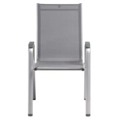 Kettler Cirrus Silver Line Stapelsessel Aluminium/Outdoorgewebe Silber/Anthrazit-Grau -Gartenmöbel Verkauf kettler cirrus silver line stapelsessel alu outdoorgewebe 1369338 2