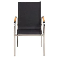 Kettler Diamond Stapelsessel Edelstahl/Outdoorgewebe Anthrazit/Teak -Gartenmöbel Verkauf kettler diamond stapelsessel edelstahl teak 1356457 2