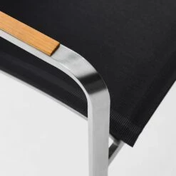 Kettler Diamond Stapelsessel Edelstahl/Outdoorgewebe Anthrazit/Teak -Gartenmöbel Verkauf kettler diamond stapelsessel edelstahl teak 1356457 5