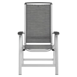 Kettler Forma II Klappsessel Aluminium/Textilene Silber/Graphit -Gartenmöbel Verkauf kettler hks forma ii multipositionssessel aluminium textilen silber graphit 4
