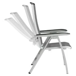 Kettler Forma II Klappsessel Aluminium/Textilene Silber/Graphit -Gartenmöbel Verkauf kettler hks forma ii multipositionssessel aluminium textilen silber graphit 5