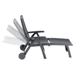 Kettler Roma Rollliege Kunststoff Anthrazit -Gartenmöbel Verkauf kettler rolliege roma kunststoff anthrazit 01638 700 4