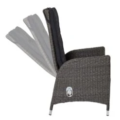 LC Garden Barcelona Gartensessel Aluminium/Geflecht Grau-Mix -Gartenmöbel Verkauf lc garden barcelona diningsessel aluminium geflecht 1432214 7