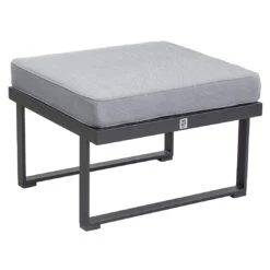 LC Garden Bondino Gartenhocker Aluminium/Polyester Anthrazit/Grau