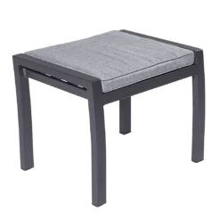 LC Garden Bondino II Gartenhocker Aluminium/Polster Anthrazit/Grau
