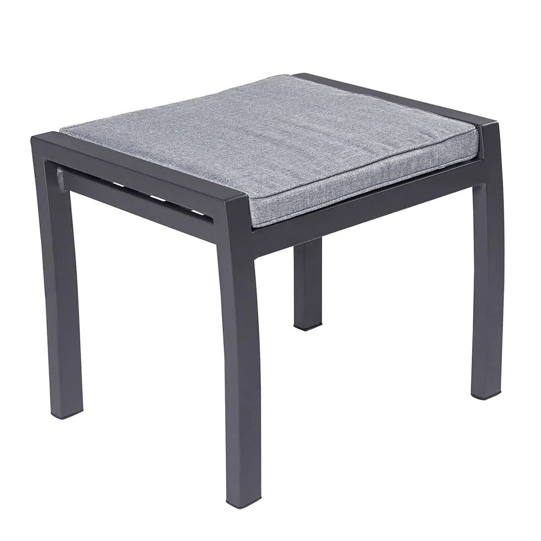 LC Garden Bondino II Gartenhocker Aluminium/Polster Anthrazit/Grau 1 LC Garden Bondino II Gartenhocker Aluminium/Polster Anthrazit/Grau