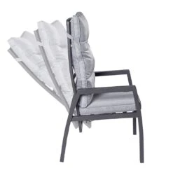 LC Garden Bondino II Gartensessel Aluminium/Polyester Anthrazit/Grau -Gartenmöbel Verkauf lc garden bondino ii verstellsessel aluminium polster anthrazit grau 1248129 4