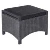 LC Garden Keramo Hocker Inkl. Kissen Aluminium/Geflecht Grau Mix/Anthrazit