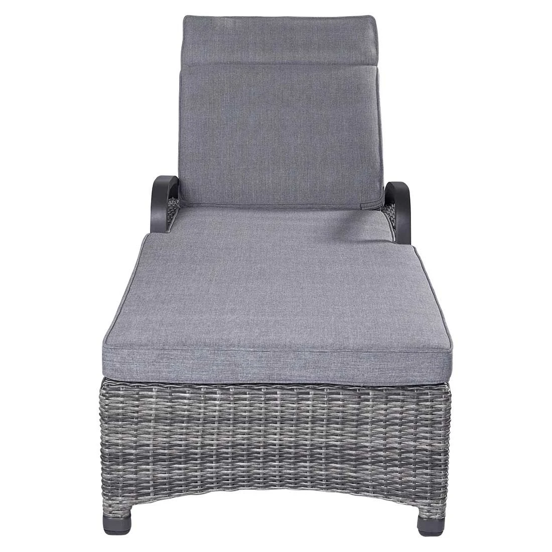 LC Garden Komido Gartenliege Aluminium/Geflecht Anthrazit/Omega Grau 2 LC Garden Komido Gartenliege Aluminium/Geflecht Anthrazit/Omega Grau - Image 2