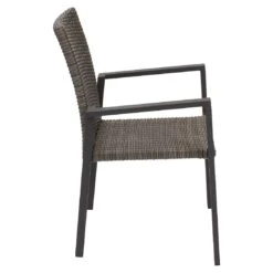 LC Garden Komido Stapelsessel Aluminium/Geflecht Anthrazit/Omega Braun -Gartenmöbel Verkauf lc garden komido stapelstuhl 1345281 3