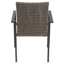 LC Garden Komido Stapelsessel Aluminium/Geflecht Anthrazit/Omega Braun -Gartenmöbel Verkauf lc garden komido stapelstuhl 1345281 4