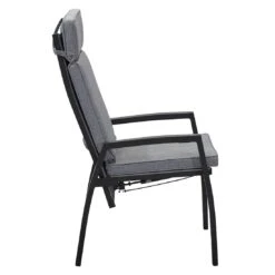 LC Garden Sondrino Gartenstuhl Aluminium/Textilene Schwarz Matt/Grau -Gartenmöbel Verkauf lc garden sondrino gartenstuhl aluminium textilene 1433028 3