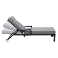 LC Garden Sondrino Gartenliege Aluminium/Textilene Schwarz-Matt/Silber 16 LC Garden Sondrino Gartenliege Aluminium/Textilene Schwarz-Matt/Silber -Gartenmöbel Verkauf lc garden sondrino rollliege aluminium textilene 1433083 8