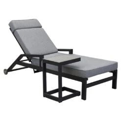 LC Garden Sondrino Gartenliege Aluminium/Textilene Schwarz-Matt/Silber 17 LC Garden Sondrino Gartenliege Aluminium/Textilene Schwarz-Matt/Silber -Gartenmöbel Verkauf lc garden sondrino rollliege aluminium textilene 1433083 9