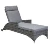 LC Garden Vivera Gartenliege Aluminium/Geflecht Anthrazit/Omega-Anthrazit