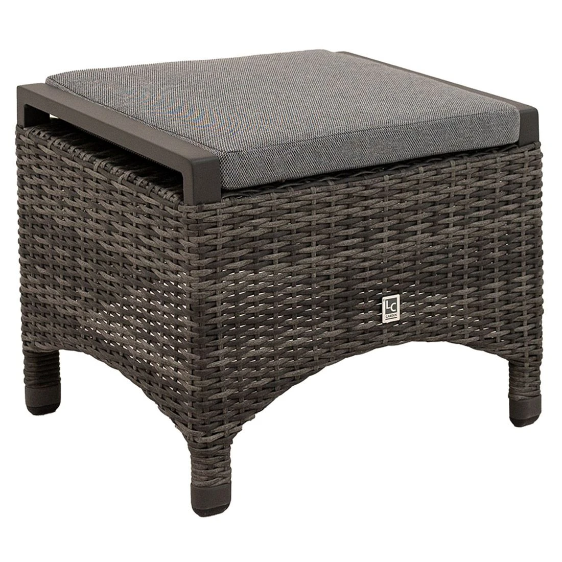 LC Garden Vivera Gartenhocker Aluminium/Geflecht Anthrazit/Omega-Anthrazit 1 LC Garden Vivera Gartenhocker Aluminium/Geflecht Anthrazit/Omega-Anthrazit