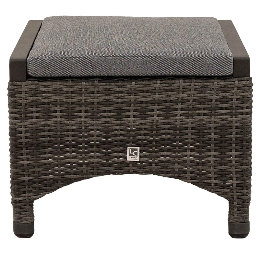LC Garden Vivera Gartenhocker Aluminium/Geflecht Anthrazit/Omega-Anthrazit 2 LC Garden Vivera Gartenhocker Aluminium/Geflecht Anthrazit/Omega-Anthrazit - Image 2