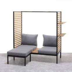 LifestyleGarden Femalcony Hocker Aluminium Inkl. Kissen Schwarz Matt/Dunkelgrau 5 LifestyleGarden Femalcony Hocker Aluminium Inkl. Kissen Schwarz Matt/Dunkelgrau -Gartenmöbel Verkauf lifestylegarden femalcony hocker aluminium inkl kissen 1441135 3