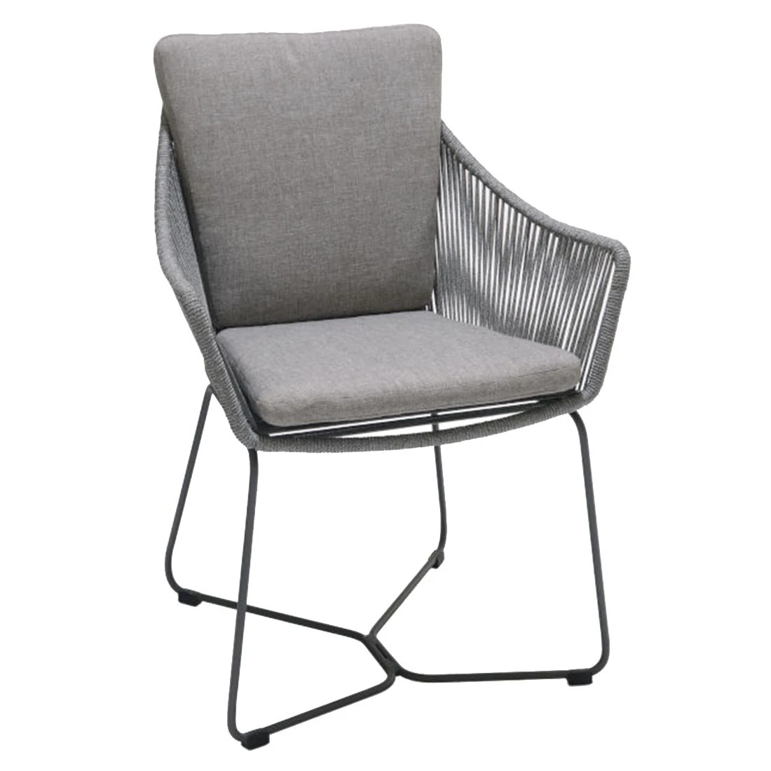 LifestyleGarden Opal Gartensessel Stahl/Rope Graphit/Roasted Sesame 1 LifestyleGarden Opal Gartensessel Stahl/Rope Graphit/Roasted Sesame