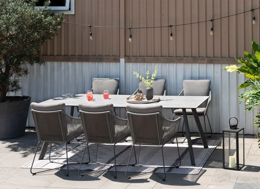 LifestyleGarden Opal Gartensessel Stahl/Rope Graphit/Roasted Sesame 2 LifestyleGarden Opal Gartensessel Stahl/Rope Graphit/Roasted Sesame - Image 2