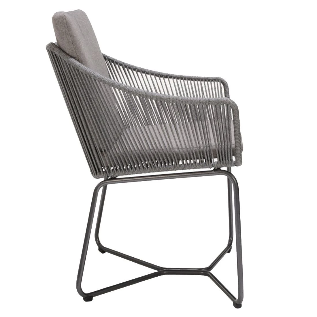LifestyleGarden Opal Gartensessel Stahl/Rope Graphit/Roasted Sesame 5 LifestyleGarden Opal Gartensessel Stahl/Rope Graphit/Roasted Sesame - Image 5