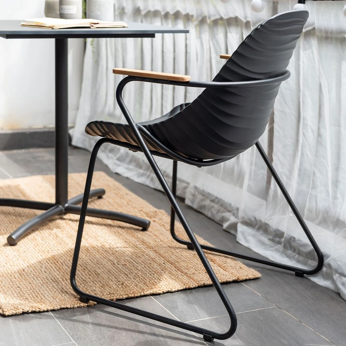 LifestyleGarden Stream Gartensessel Aluminium/Kunststoff Schwarz Grau/Schwarz 3 LifestyleGarden Stream Gartensessel Aluminium/Kunststoff Schwarz Grau/Schwarz - Image 3