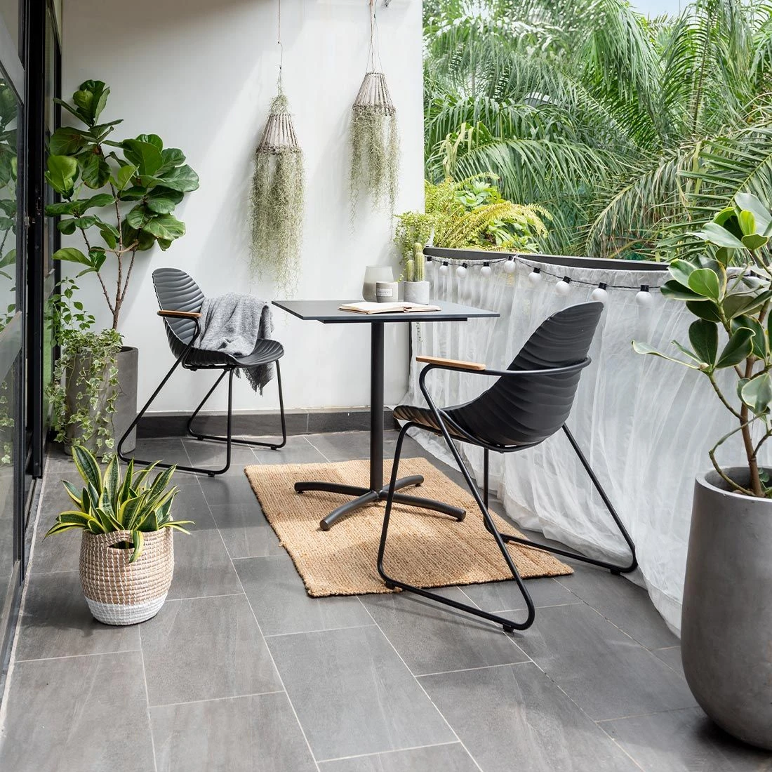 LifestyleGarden Stream Gartensessel Aluminium/Kunststoff Schwarz/Schwarz 3 LifestyleGarden Stream Gartensessel Aluminium/Kunststoff Schwarz/Schwarz - Image 3