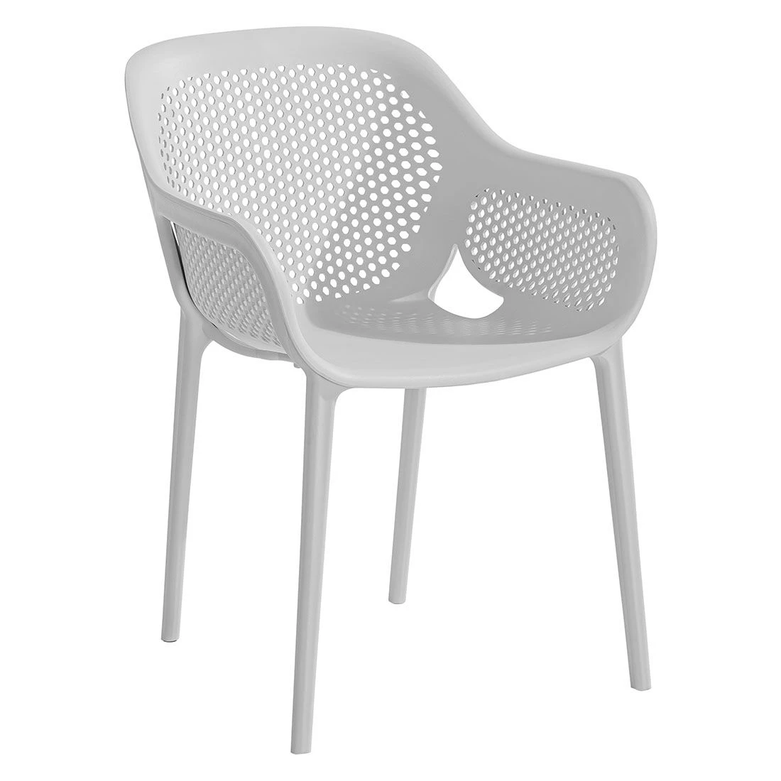 Musterring Rom Gartenstuhl Kunststoff Hellgrau 1 Musterring Rom Gartenstuhl Kunststoff Hellgrau