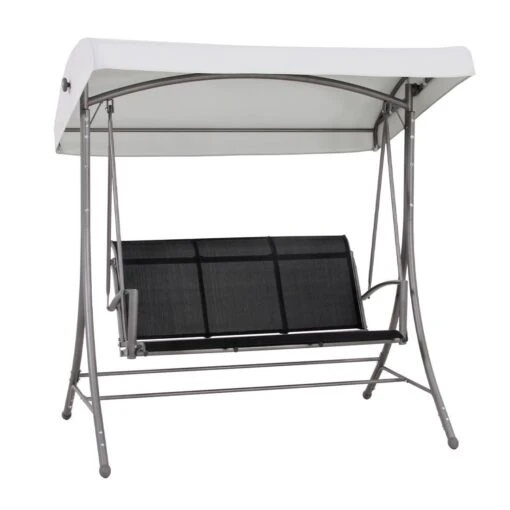 OUTLIV. Swing Hollywoodschaukel Stahl/Textilene Grau -Gartenmöbel Verkauf mwh swing hollywoodschaukel stahl textilene grau 1254355 1