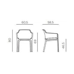 Nardi Net Stapelsessel Kunststoff Koralle -Gartenmöbel Verkauf nardi net stapelsessel kunststoff 1481120 5