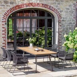 Niehoff Kubu Gartensessel Aluminium/Rope/Olefin Anthrazit -Gartenmöbel Verkauf niehoff kubu diningsessel aluminium rope olefin 1377775 5