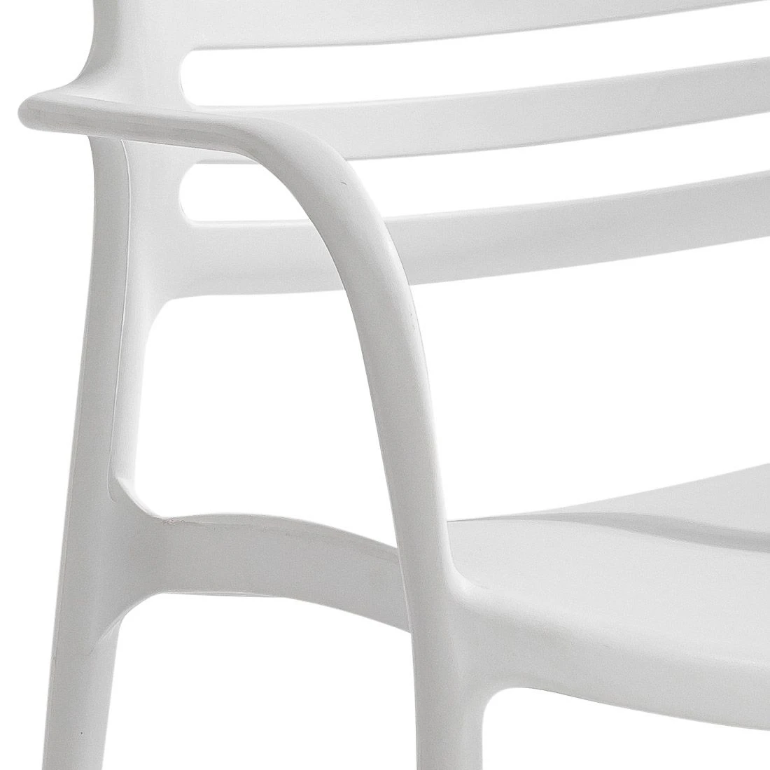 Niehoff San Remo Stapelstuhl Polypropylen Weiß 3 Niehoff San Remo Stapelstuhl Polypropylen Weiß - Image 3