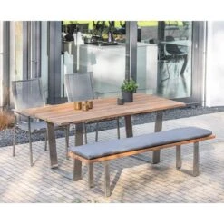 Niehoff Scalea Stapelsessel Edelstahl/Textilene Silber/Silbergrau -Gartenmöbel Verkauf niehoff scalea stapelsessel edelstahl textilene 1352134 3