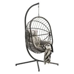 OUTLIV. Amazonia Hängesessel Stahl/Rope Anthrazit/Hellgrau -Gartenmöbel Verkauf outliv amazonia haengesessel stahl rope 1421995 3