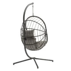 OUTLIV. Amazonia Hängesessel Stahl/Rope Anthrazit/Hellgrau -Gartenmöbel Verkauf outliv amazonia haengesessel stahl rope 1421995 5