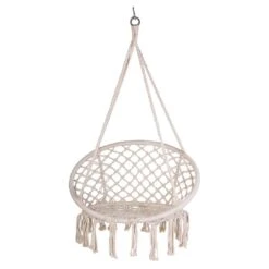 OUTLIV. Boho Hängesessel Stahl/Rope Beige