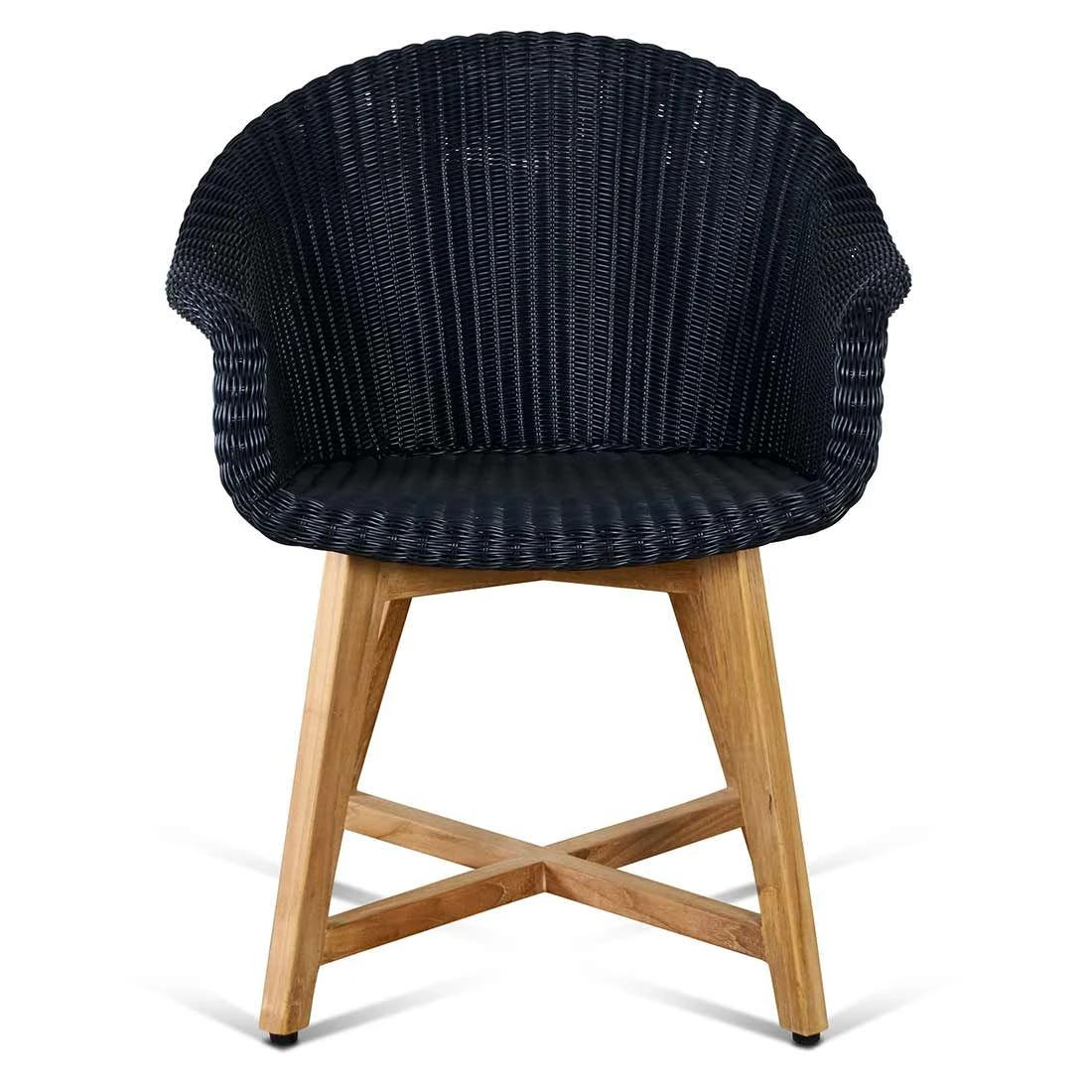 OUTLIV. Clovelly Gartensessel Teak/Geflecht Natur/Schwarz 2 OUTLIV. Clovelly Gartensessel Teak/Geflecht Natur/Schwarz - Image 2