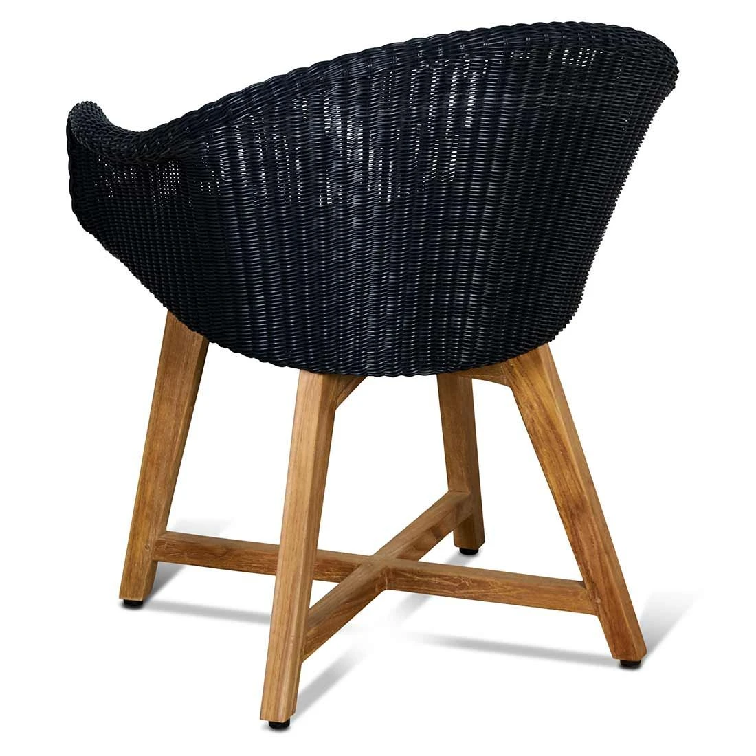 OUTLIV. Clovelly Gartensessel Teak/Geflecht Natur/Schwarz 4 OUTLIV. Clovelly Gartensessel Teak/Geflecht Natur/Schwarz - Image 4