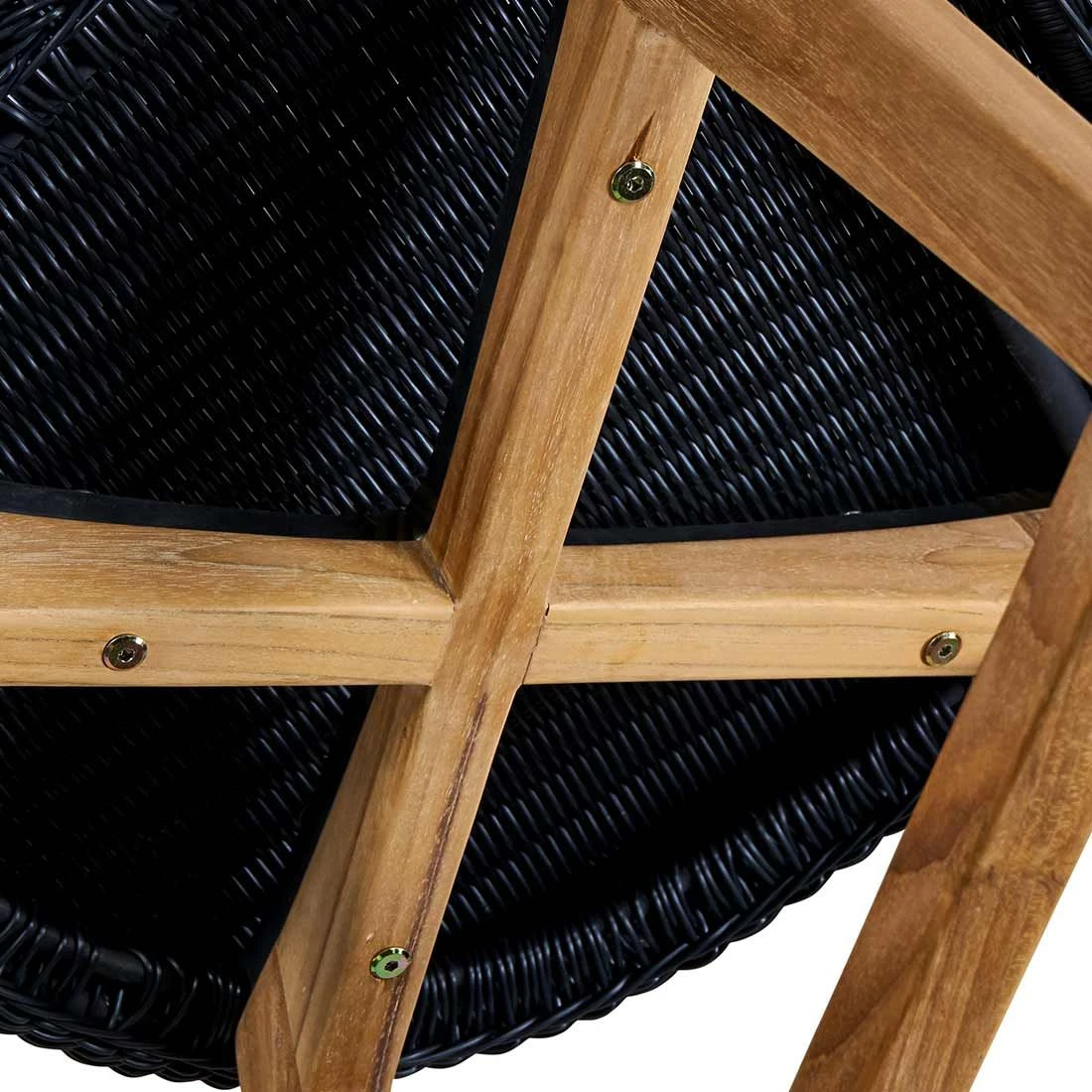 OUTLIV. Clovelly Gartensessel Teak/Geflecht Natur/Schwarz 7 OUTLIV. Clovelly Gartensessel Teak/Geflecht Natur/Schwarz - Image 7