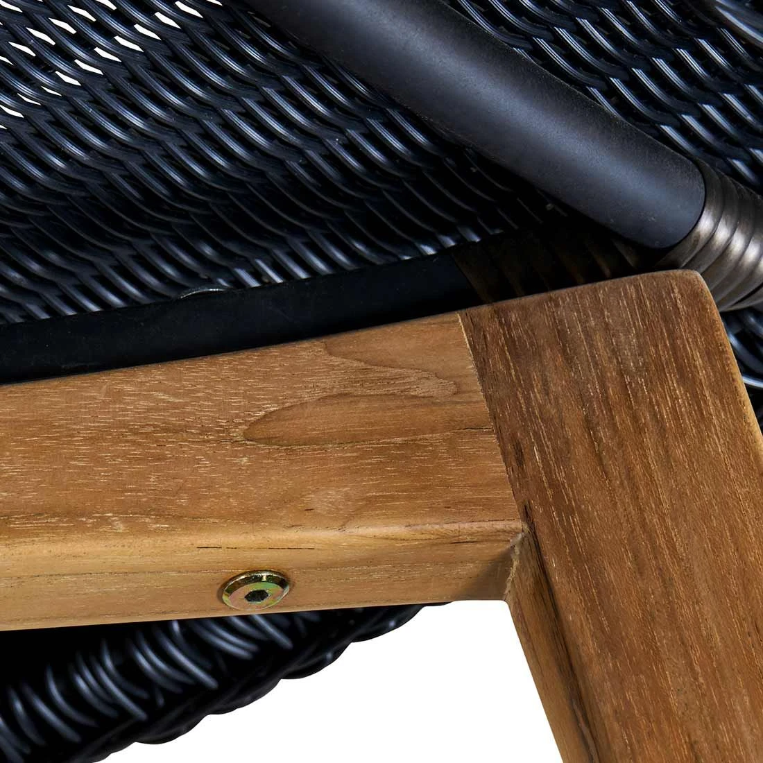 OUTLIV. Clovelly Gartensessel Teak/Geflecht Natur/Schwarz 8 OUTLIV. Clovelly Gartensessel Teak/Geflecht Natur/Schwarz - Image 8