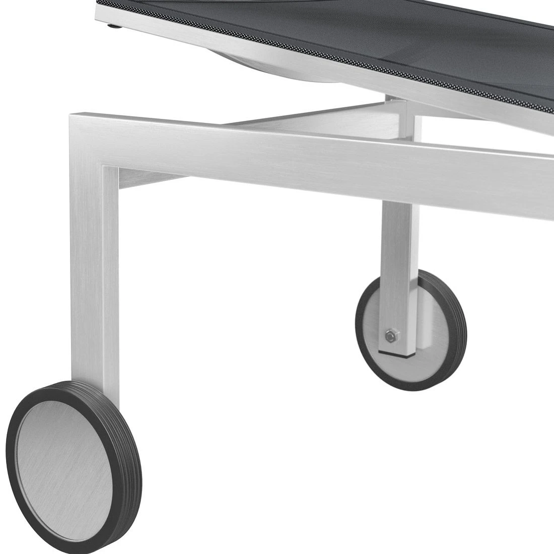 OUTLIV. Oviedo Rollliege Edelstahl/Textilene Silber-Schwarz 11 OUTLIV. Oviedo Rollliege Edelstahl/Textilene Silber-Schwarz - Image 11